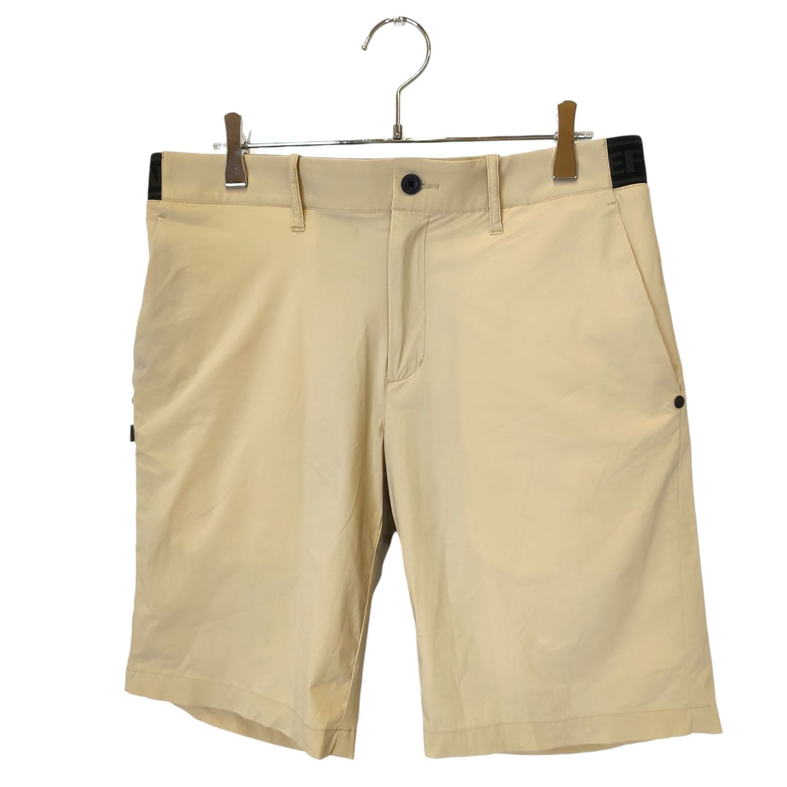 BRIEFING GOLF ブリーフィングゴルフ 23SS WR LOGO ELASTIC SHORT ロゴ ナイロン ショートパンツ BRG231M63 S ベージュ メンズ