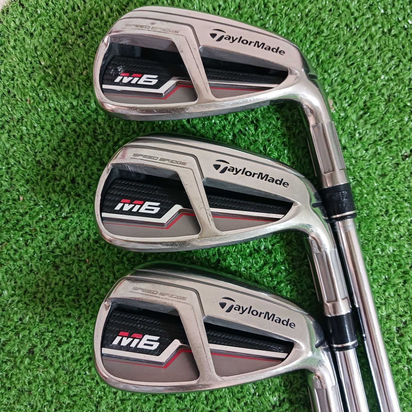 TaylorMade - 美品 TaylorMade M6アイアン 6本セット TaylorMade - テーラーメイドM6アイアン 6番〜Aの6本セットの