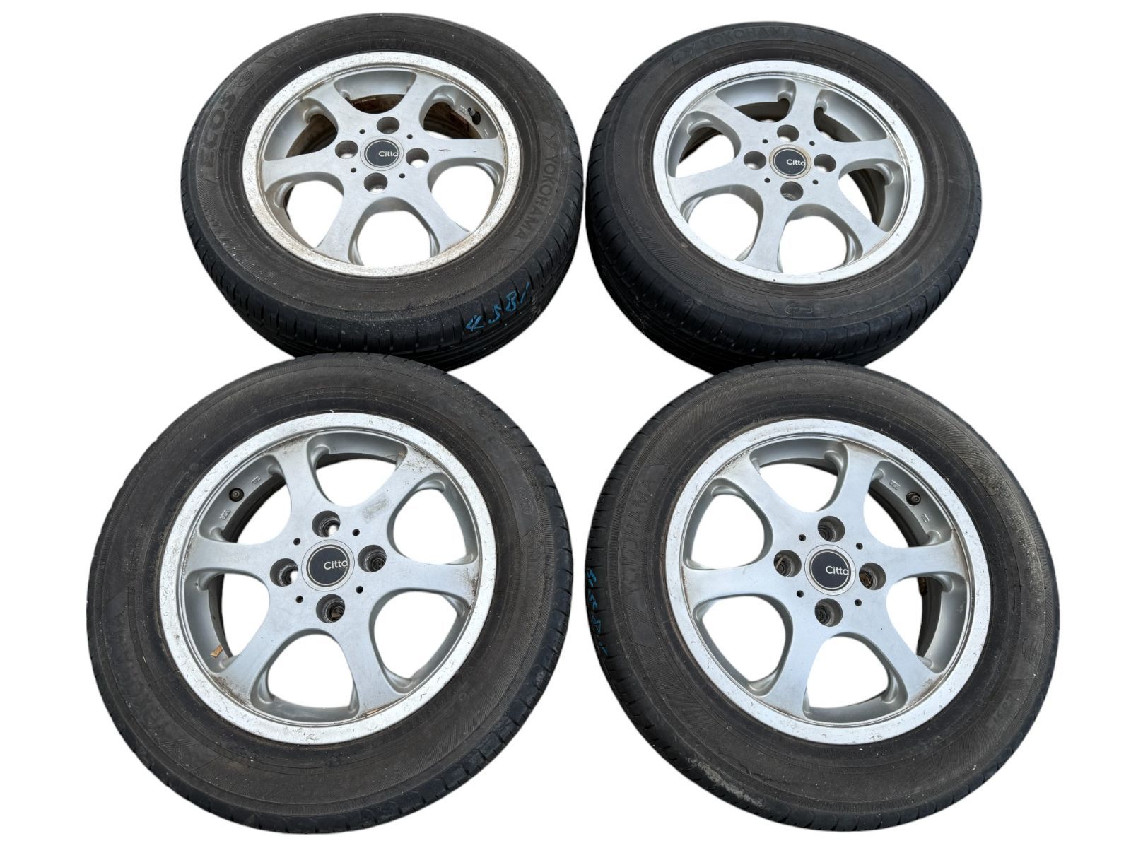 ノート HE12 BRIDGESTONE Citta アルミホイール 14インチ 4本セット 