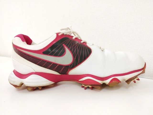 NIKE - C046 [難あり] NIKE ナイキ ゴルフシューズ 26cm ホワイト×レッド GOLF LUNAR CONTROL 2 SL 552075-100 ゴルフ用品 | G★ C046 [難あり] NIKE ナイキ ゴルフシューズ 26cm ホワイト