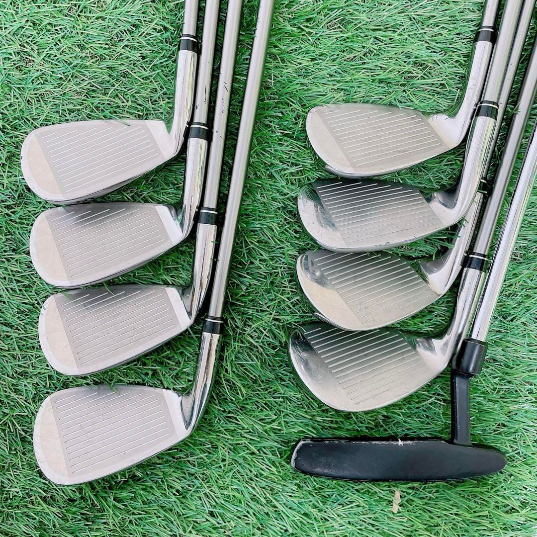 ゴルフクラブ　メンズセット　初心者　ゼブラ　キャンバーソール　NT1075 ゴルフクラブ メンズセット 初心者 ゼブラ キャンバーソール