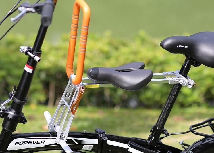 UrRider 自転車フレーム簡単装着 持ち運び可 チャイルドシート ブルー 
