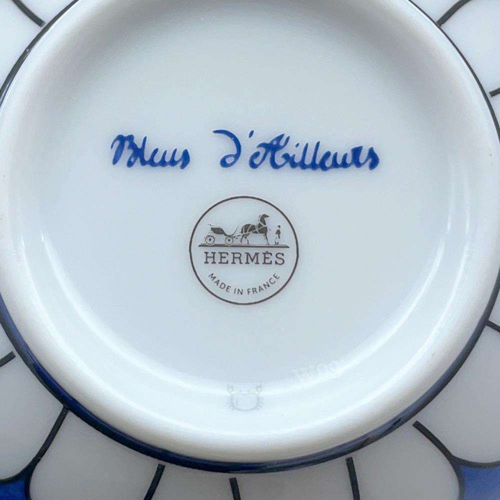 エルメス ティーカップ&ソーサーセット ブルー ダイユール Bleus d 