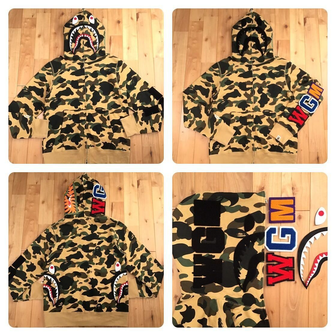 ABATHINGAPEAPE シャーク パーカー01M