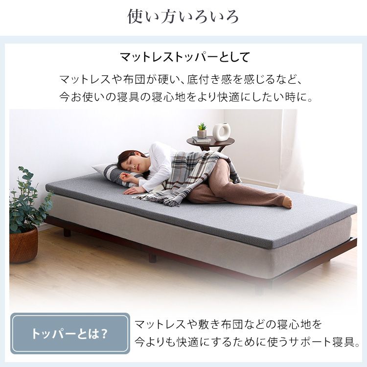 高反発ウレタンマットレス 洗えるカバー