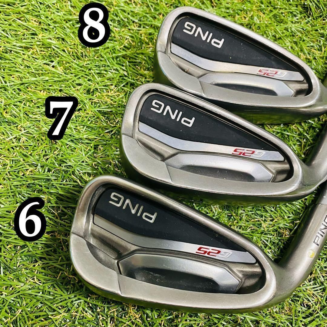 レフティ】ピン PING G25 アイアン7本セット【左利き】