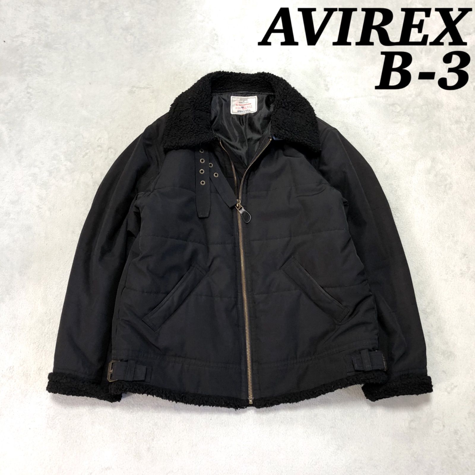 黒 ムートンレザー ダブルブレストジャケット あかるく ボア