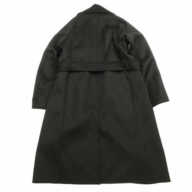 美品 21AW ユニクロ UNIQLO カシミヤ ブレンド ラップ ロング コート 