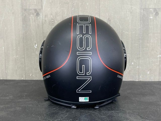 ジェットヘルメット 【中古】 MOMO モモデザイン Logico Design sri Tregnago VR ブラック系 バイク オートバイ PSCマーク有 / 58136