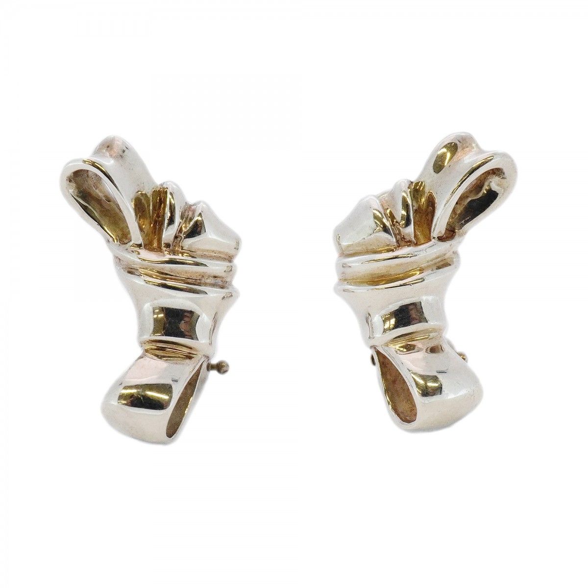 Tiffany&Co. ティファニー ボウ ピアス リボンモチーフ AG925 Tiffany