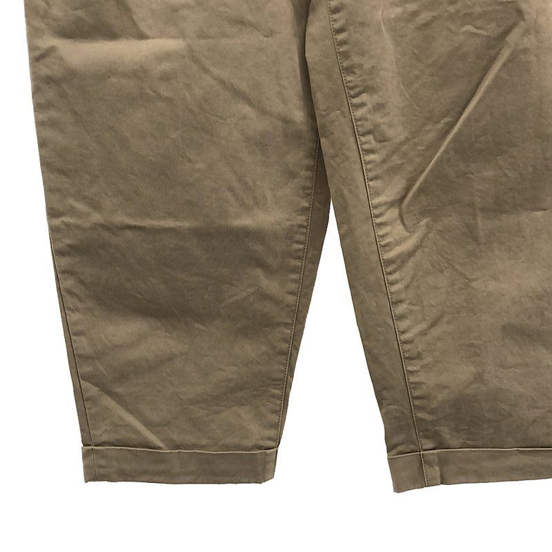新品未使用【BEAMS +】2pleats twill タックチノパン　S BEAMS PLUS（ビームス プラス）2 Pleats Trousers Twill（パンツ