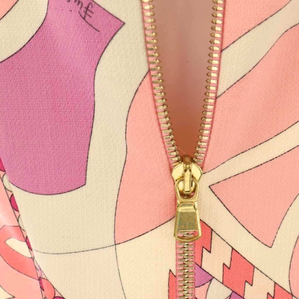 EMILIO PUCCI ノースリーブひざ丈ワンピース EMILIO PUCCI エミリオプッチ ワンピース ノースリーブ 34