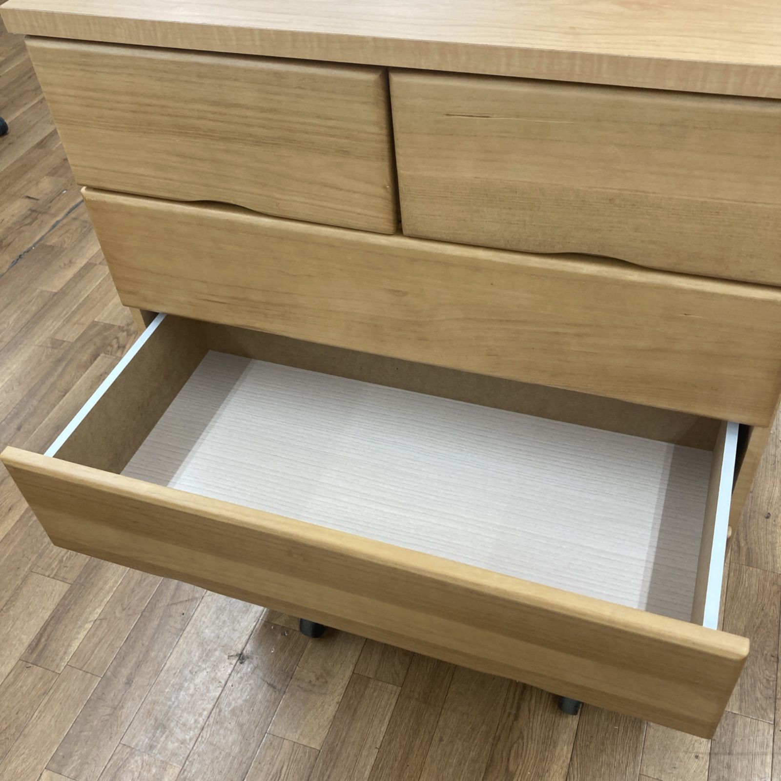 名古屋市近郊送料設置無料 S103 SANKOU サンコウ ５段チェスト キャラメルV80 幅約80cm MARWIL-DEMENAGEMENTS_CH