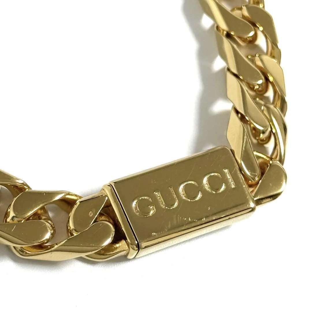極美品✨GUCCI　グッチ　ネックレス　ゴールド　スクリプトロゴ　希少　1714 極美品✨GUCCI グッチ ネックレス ゴールド スクリプトロゴ 希少 1714