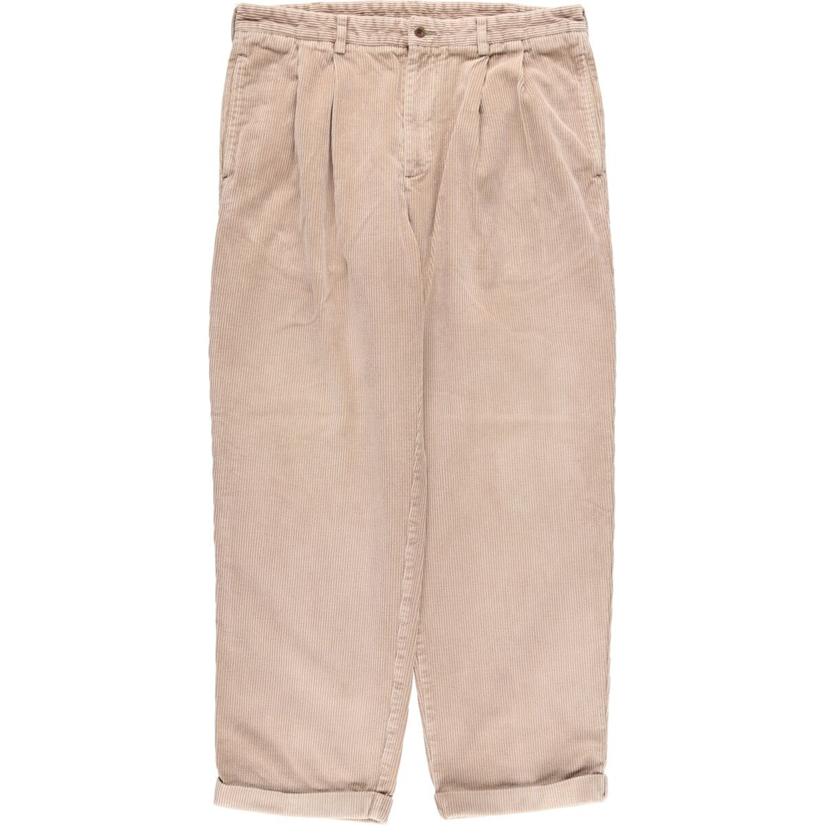 古着 ブルックスブラザーズ Brooks Brothers 1818 ツータック コーデュロイパンツ メンズw37 /eaa383369 /eaa383369