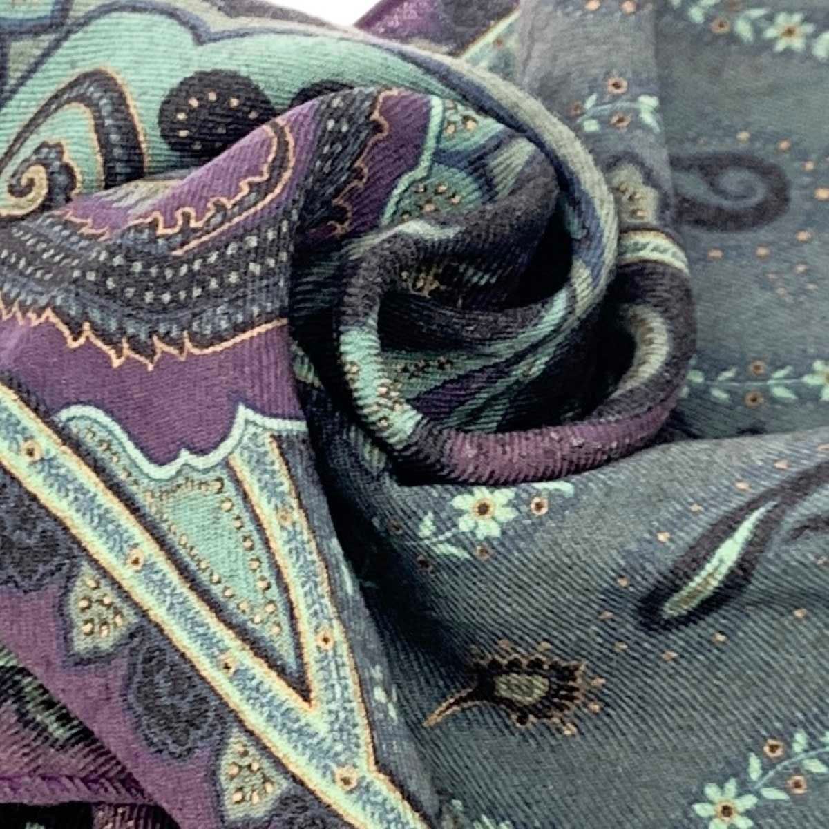 エトロ ロングストール 良好 ETRO エトロ ストール パープル