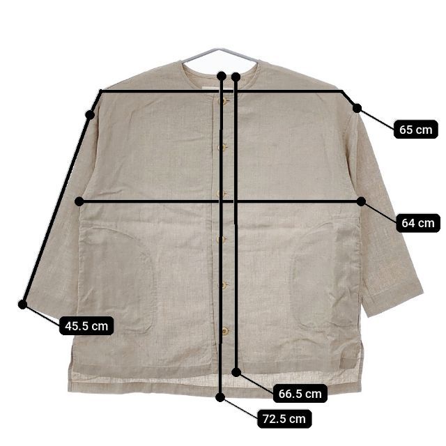nest Robeネストローブ ノーカラー ジャケット nest Robe(ネストローブ) ノーカラーシャツジャケット 01201