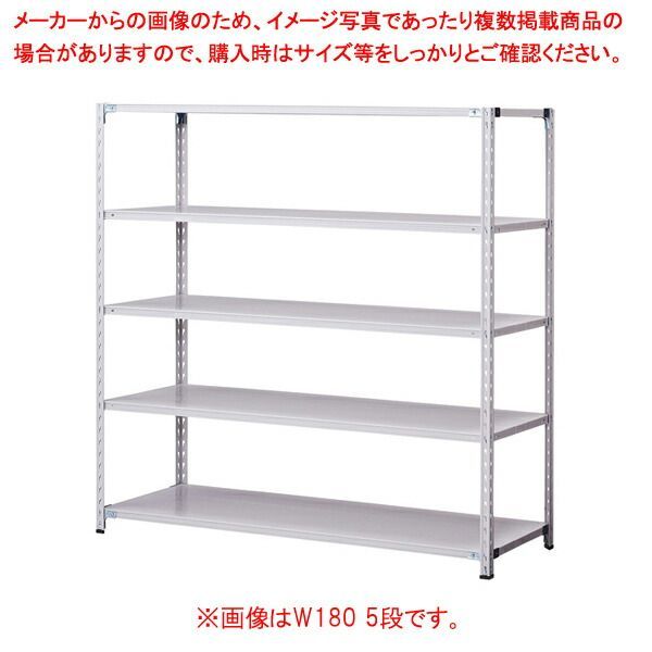 軽量セミボルトレスラックW180 3段H120D30WG 150kg/段 1台 61-784-4-1