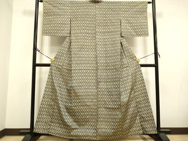 平和屋着物▽上質な紬 単衣 花尽くし 正絹 逸品 DAAV3136du - メルカリ