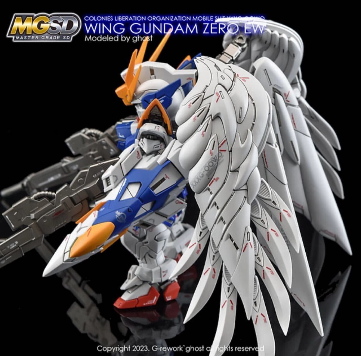 MGSD ウイングガンダムゼロ EW 専用水転写式デカール ST001
