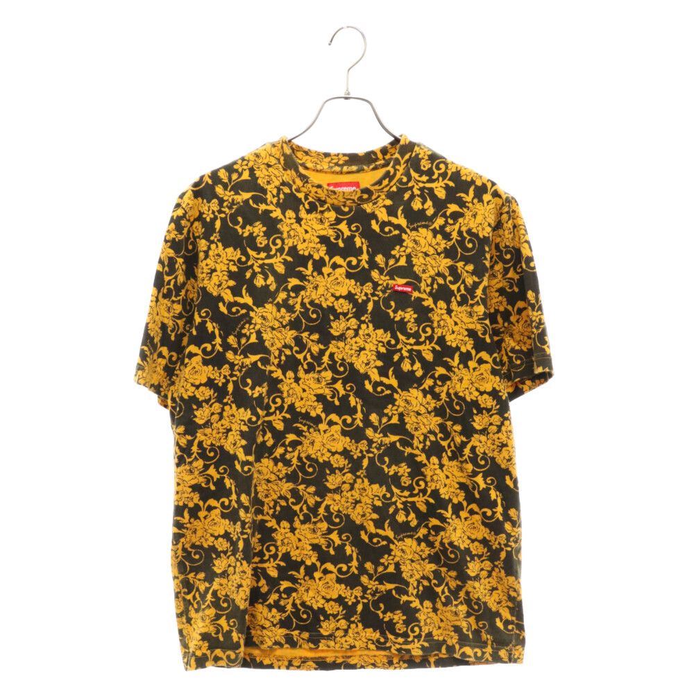 トップス supreme Black Floral Small box TEE L Small Box Tee Black Floral S フローラル Tシャツ