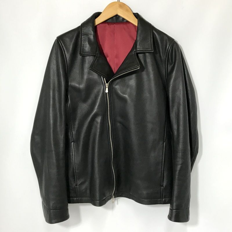 NO ID. レザージャケット 845030-951L ダブルライダースジャケット 革 
