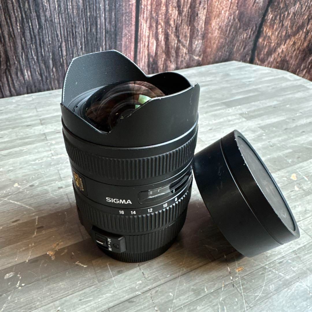 SIGMA EOS１６ｍｍ Ｆ４.５－５.６ＤＣ ＨＳＭ レンズ
