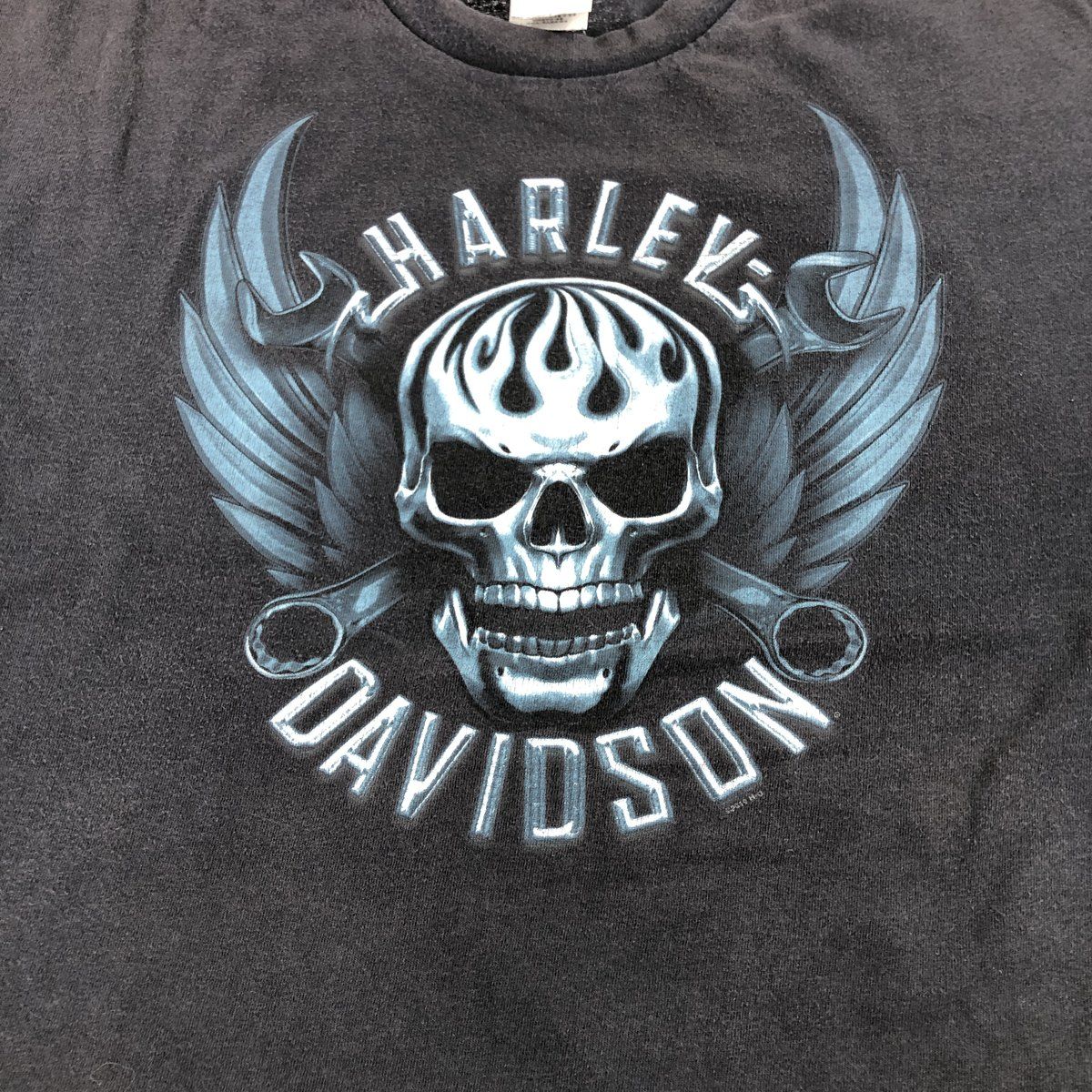 古着 ハーレーダビッドソン Harley-Davidson ドクロ柄 スカル柄 スカル 