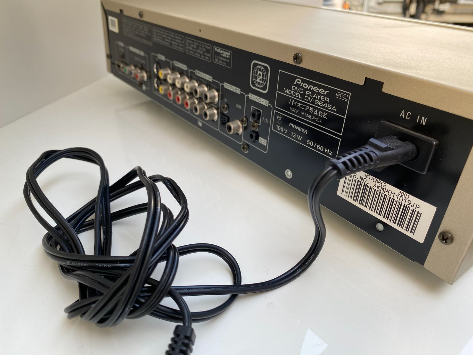 ☆パイオニア、DVD CDプレーヤー「DV-S646A」動作良好です