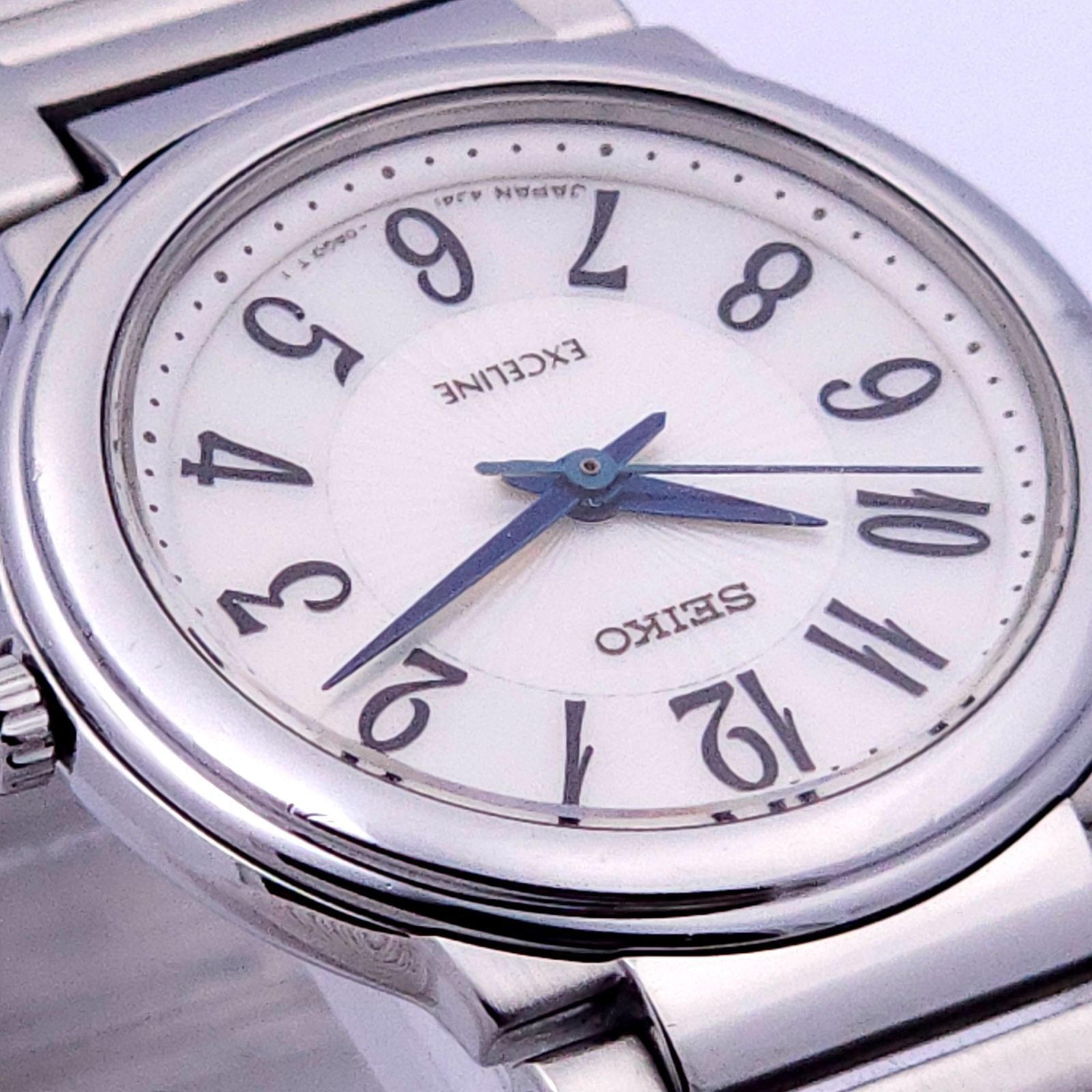 稼働品★SEIKO　セイコーエクセリーヌ　クオーツ時計　4J41-0AW0 ☆良品 SEIKO セイコー エクセリーヌ 4J41-0AE0 QZ 動作品