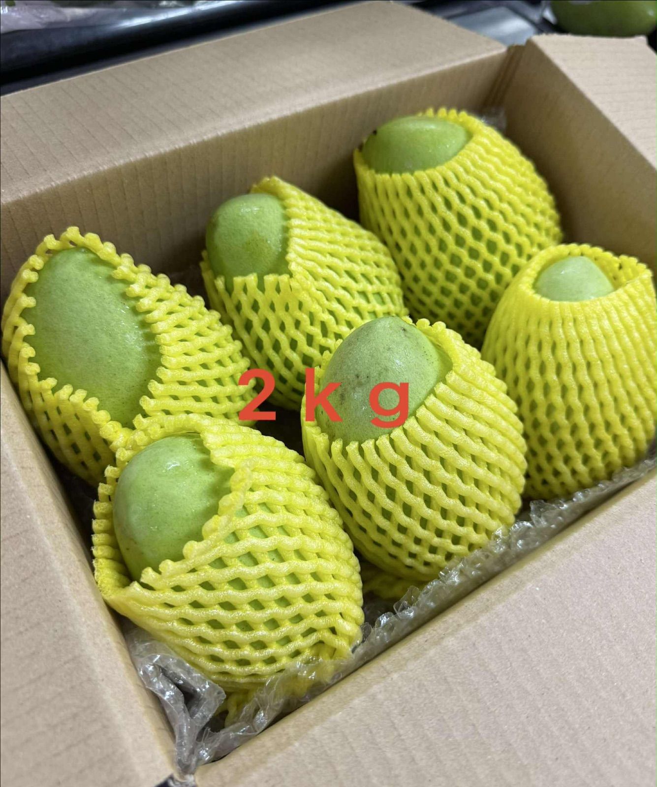 ベトナム産グリーンマンゴー約5kg(18〜19個)冷蔵発送