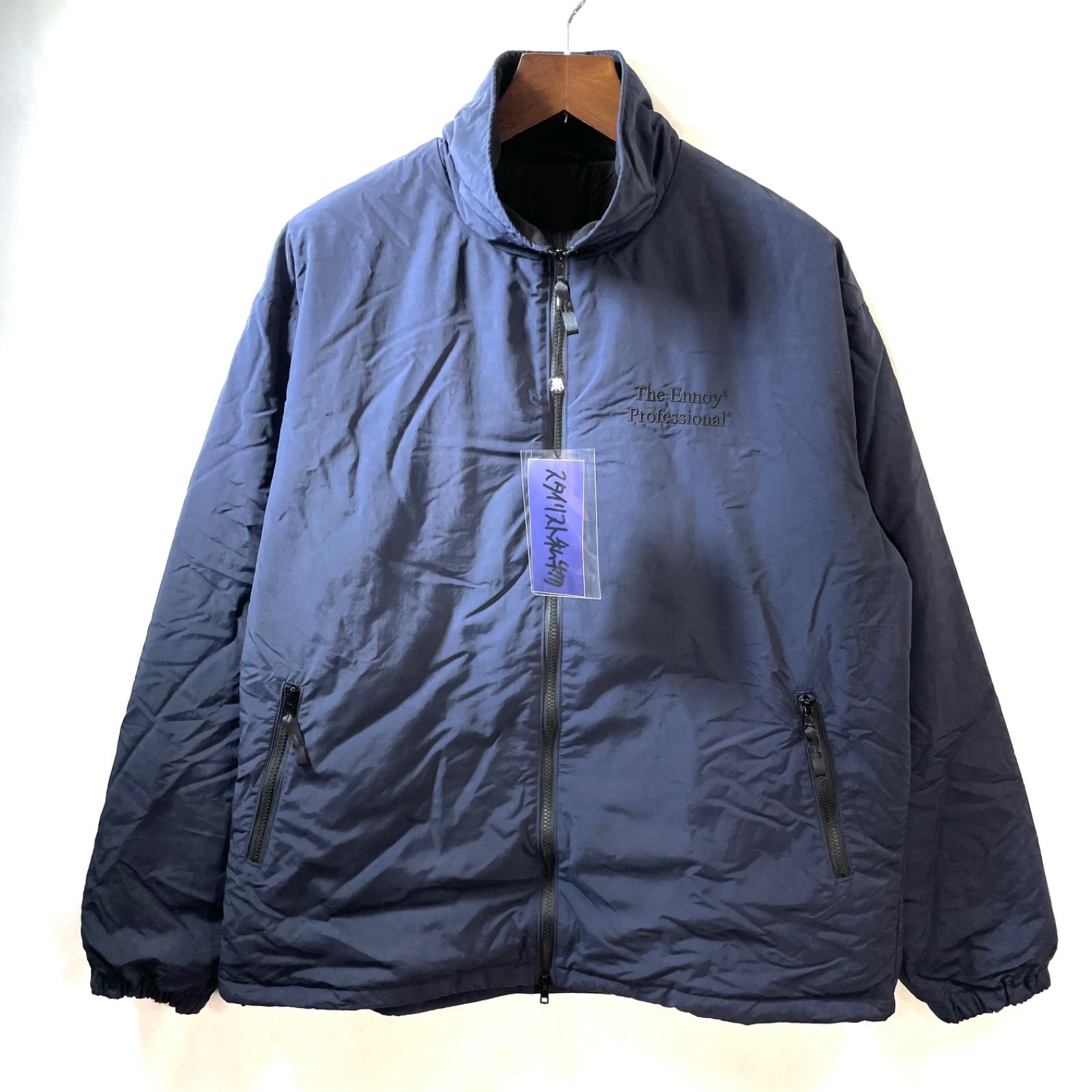 68】ザエンノイ プロフェッショナル The Ennoy Professional スタイリスト 私物 NYLON Padded Jacket ナイロン  パデッドジャケット アウター XXL ネイビー 紺 AW23BRENJK03LP/YM - メルカリ