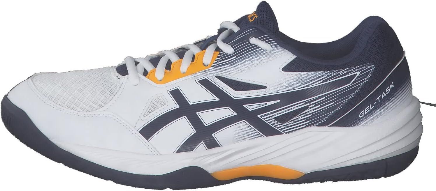アシックス ハンドボールシューズ GEL-TASK 3 メンズ 100 ホワイト ディープオーシャン 2E