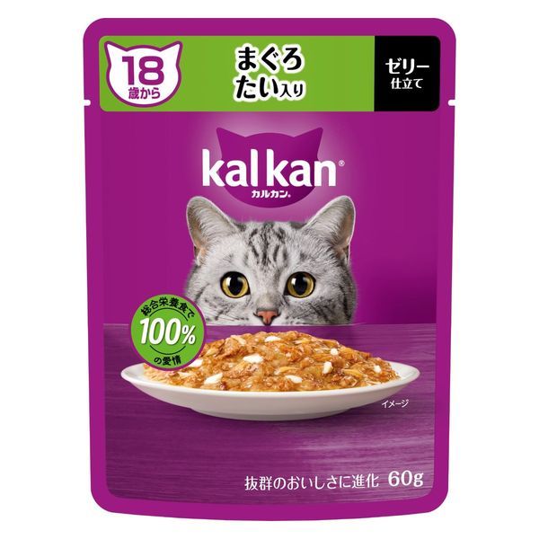 同梱不可 120個セット マースジャパン カルカンパウチ 18歳から まぐろ たい入り 60g