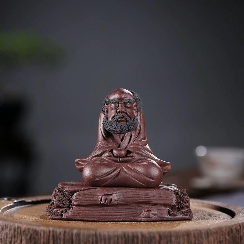 紫砂 孫悟空 茶道具 極細工 工芸品 美術品  茶寵の置物 紫砂 孫悟空 茶道具 極細工 工芸品 美術品 茶寵の置物
