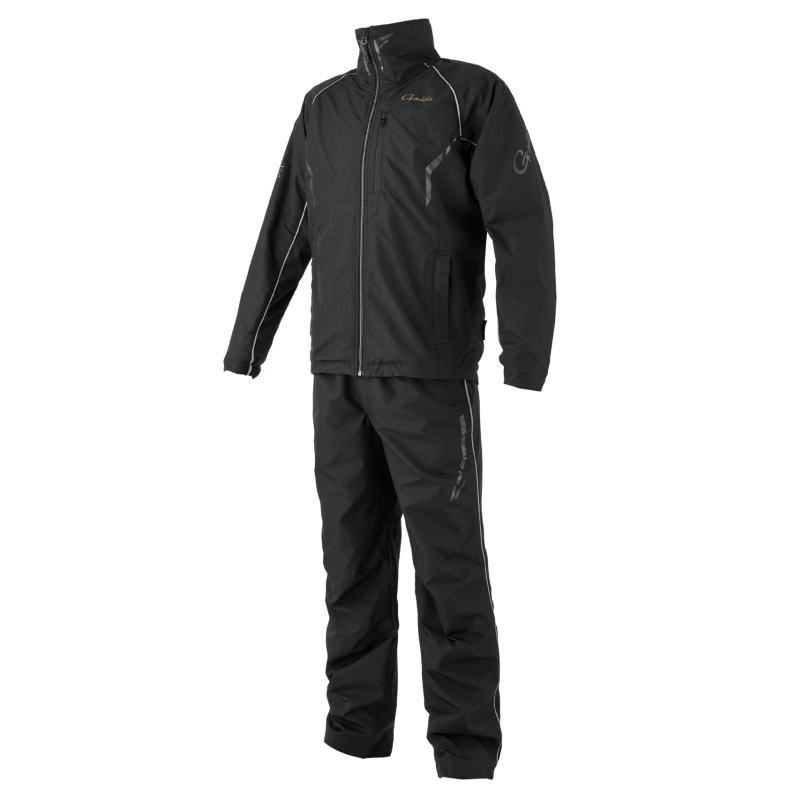 Gamakatsu GM3784 G-SPECレインスーツ L ブラックゴールド がまかつ G