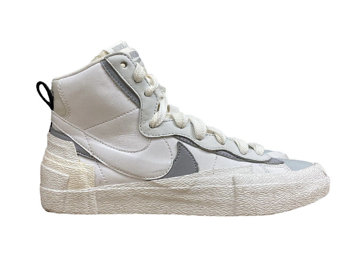 NIKE BLAZER MID/SACAI WHITE WOLF GREY ナイキ サカイ ブレーザー