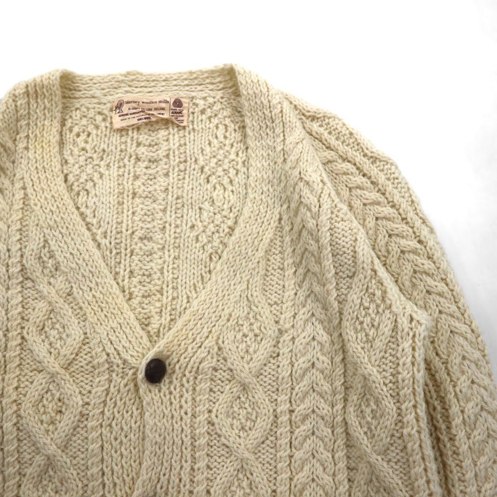 80s Ireland Vintage Fisherman Knit フィッシャーマン アラン ニット  