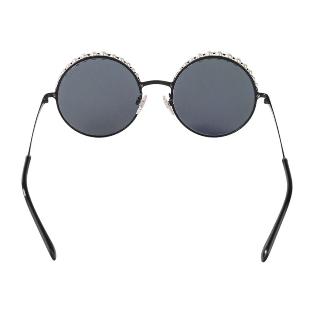 美品 CHANEL シャネル フェイクパール ラウンドサングラス 4234