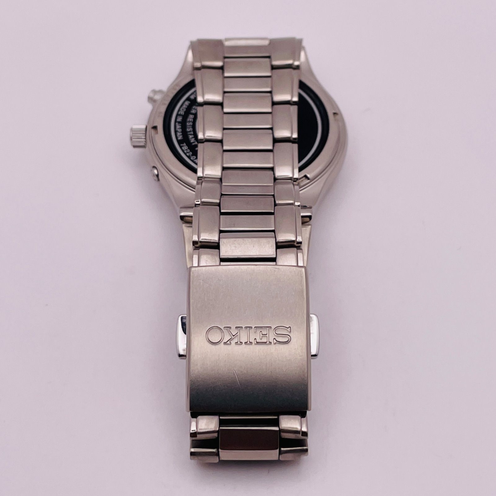 T599）希少!【渡辺力氏デザイン】SEIKO セイコー 電波ソーラー