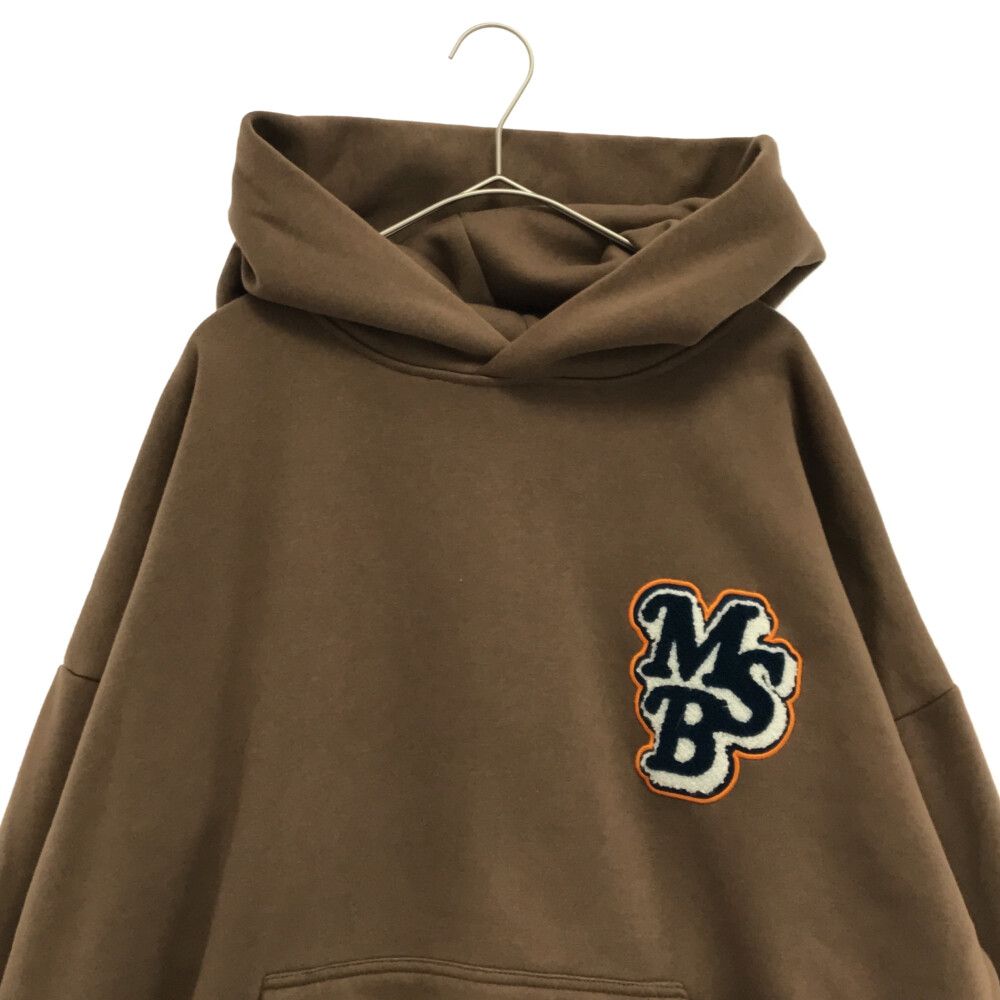 My Sugar Babe (マイシュガーベイブ) MSB wappen hoodie YZ exclusive ロゴワッペン  フーデッドプルオーバースウェットパーカー ブラウン MS1273 - メルカリ