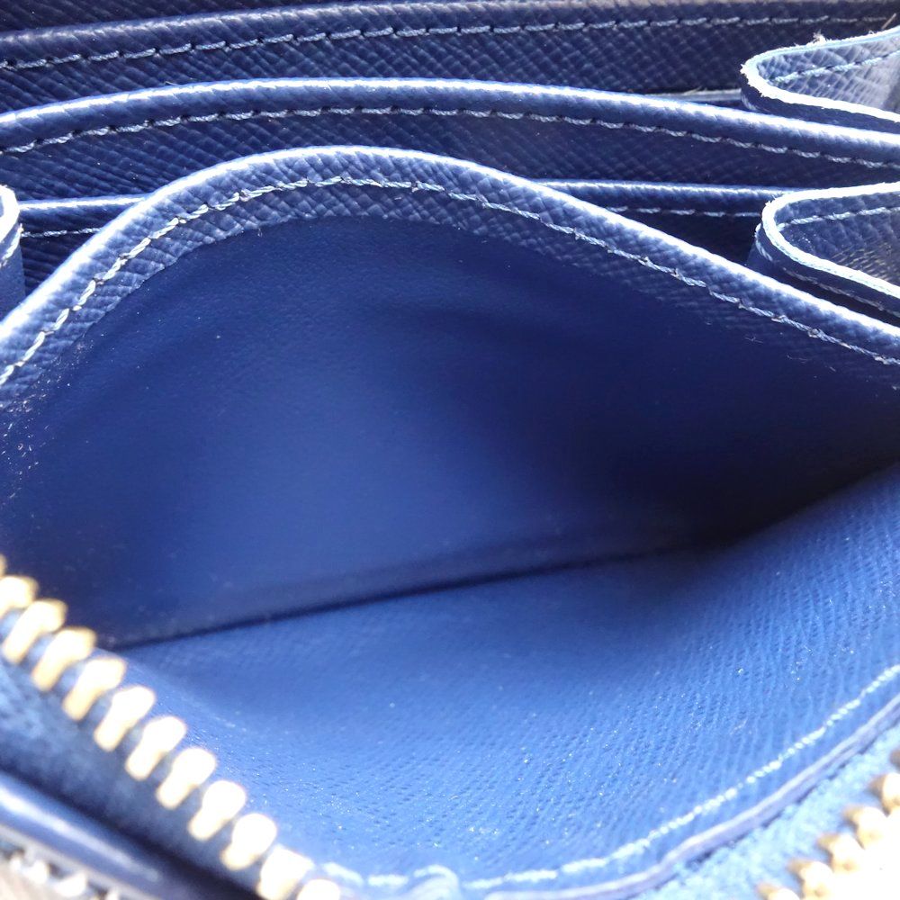 ルイヴィトン デニム ジャガード ジッピーコインパース マリーヌ ルイ