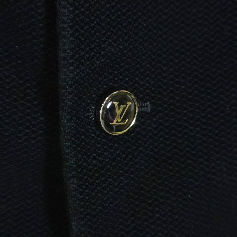 ルイヴィトン テーラードジャケット ベロア生地 ダミエ柄 XL ロゴボタン ルイヴィトン テーラードジャケット ベロア生地 ダミエ柄 XL ロゴボタン