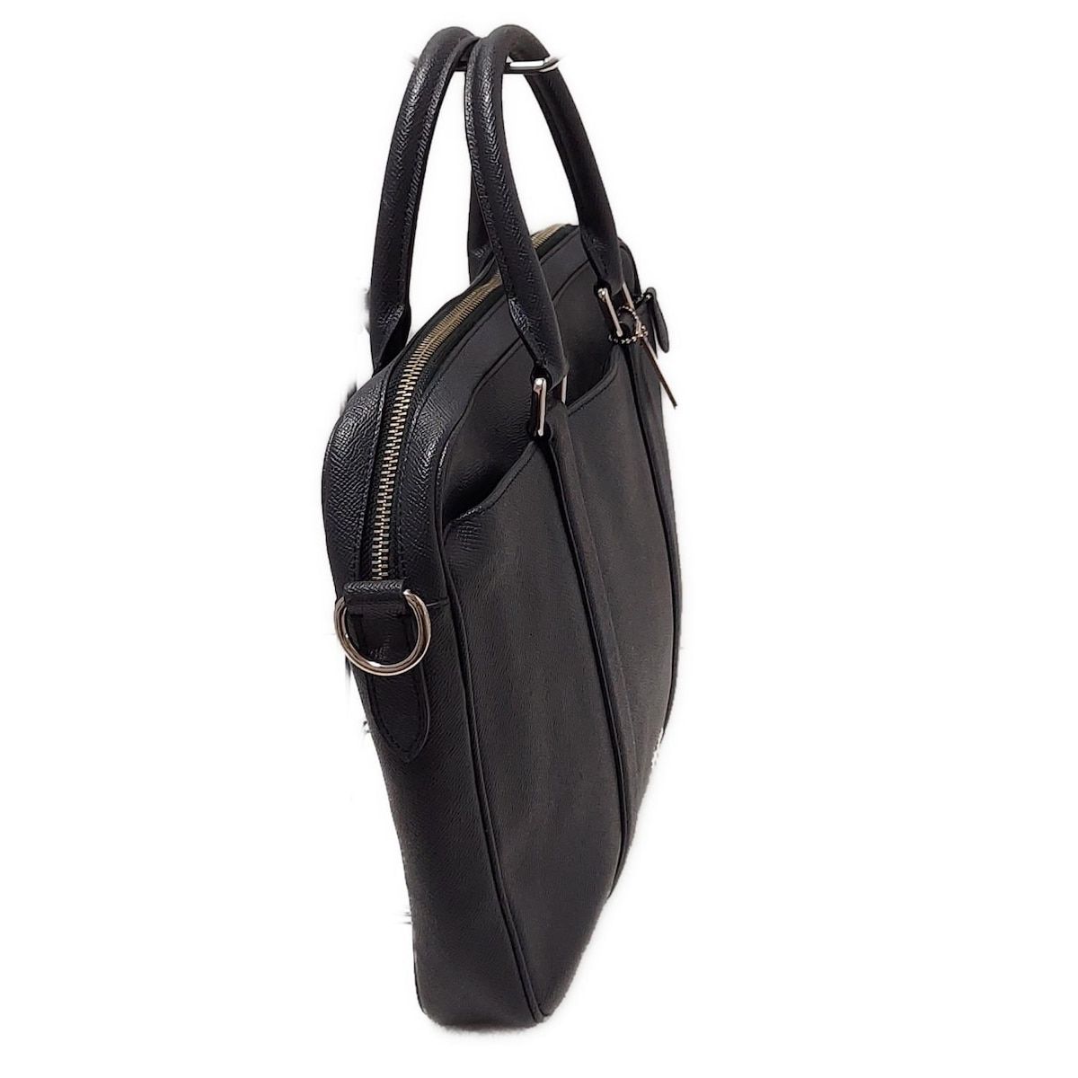 COACH コーチ ビジネスバッグ - F59056 ダークグレー レザー