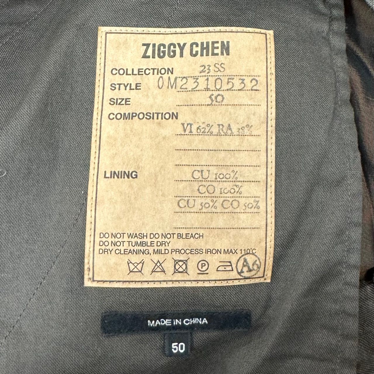 未使用 ZIGGY CHEN 23SS ワイドパンツ スラックス サルエル 