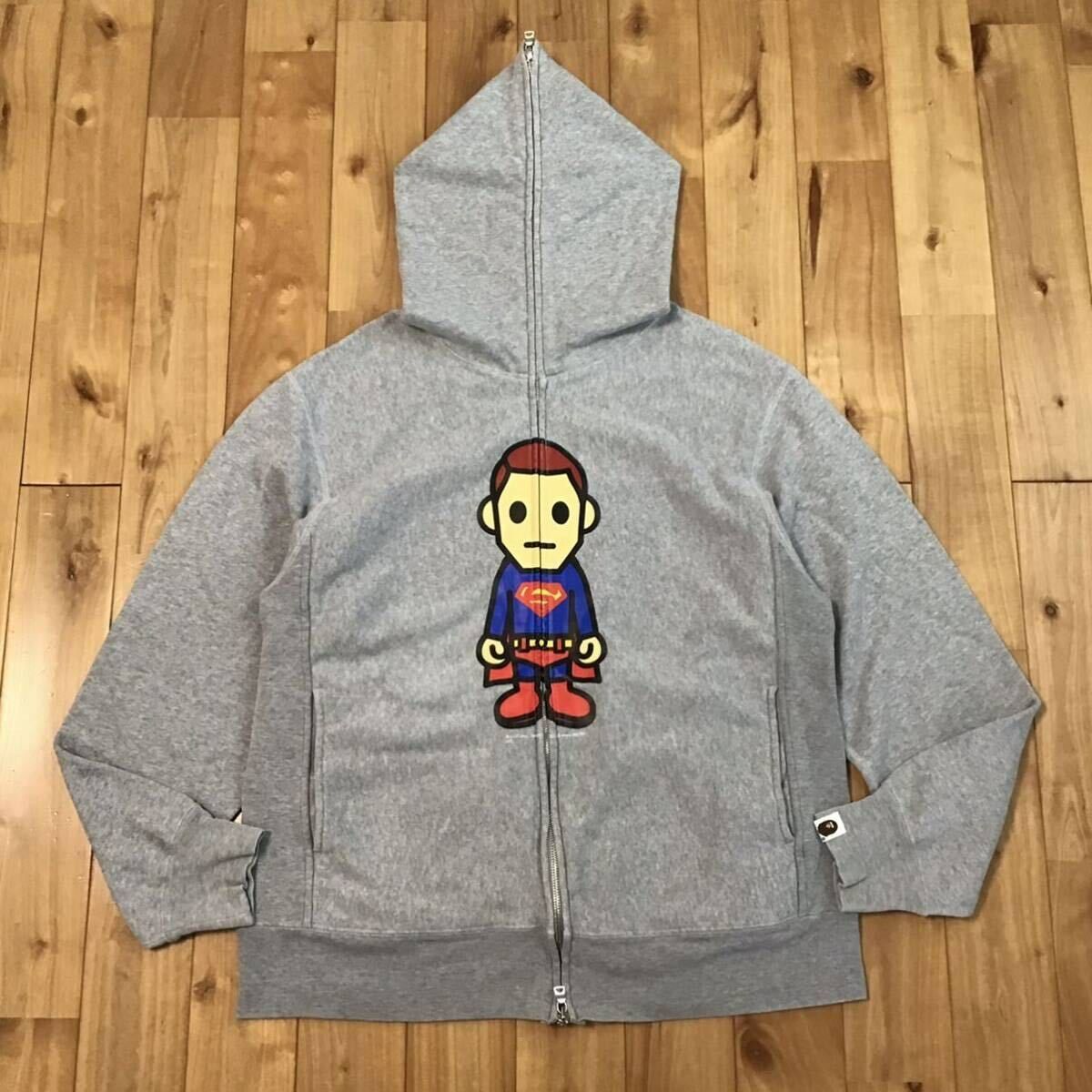 DC Comics × BAPE スーパーマン フルジップ パーカー Sサイズ a  