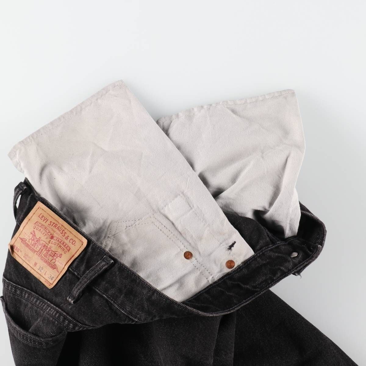 Levi Strauss & Co. 535 ブラックデニム W32 L34