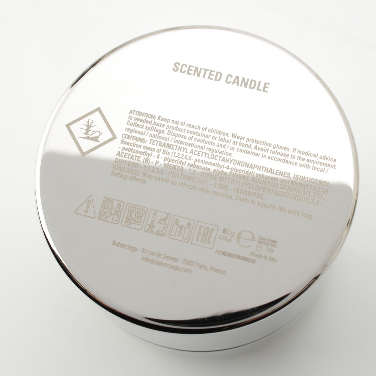 バレンシアガ Travel アロマキャンドル ファッション雑貨