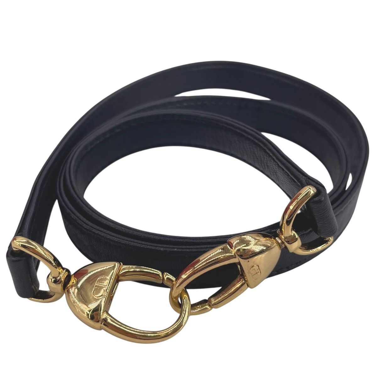 中古】Dior レディディオール用 ショルダーストラップ 黒