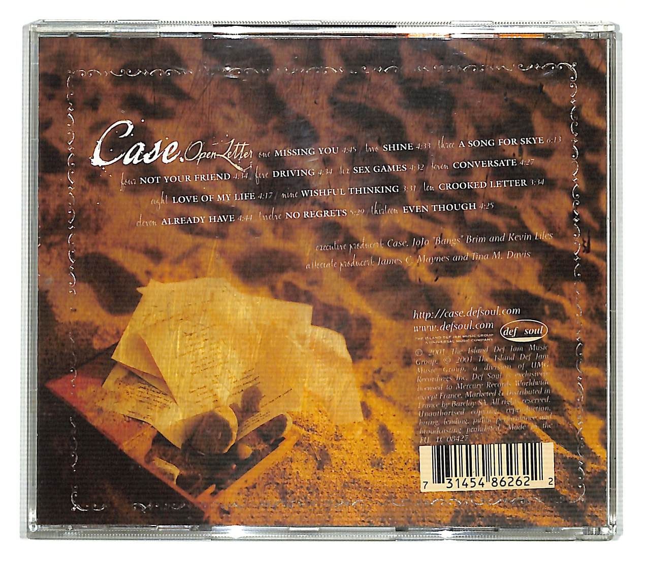 m1704【CD】Case/Open Letter - メルカリ